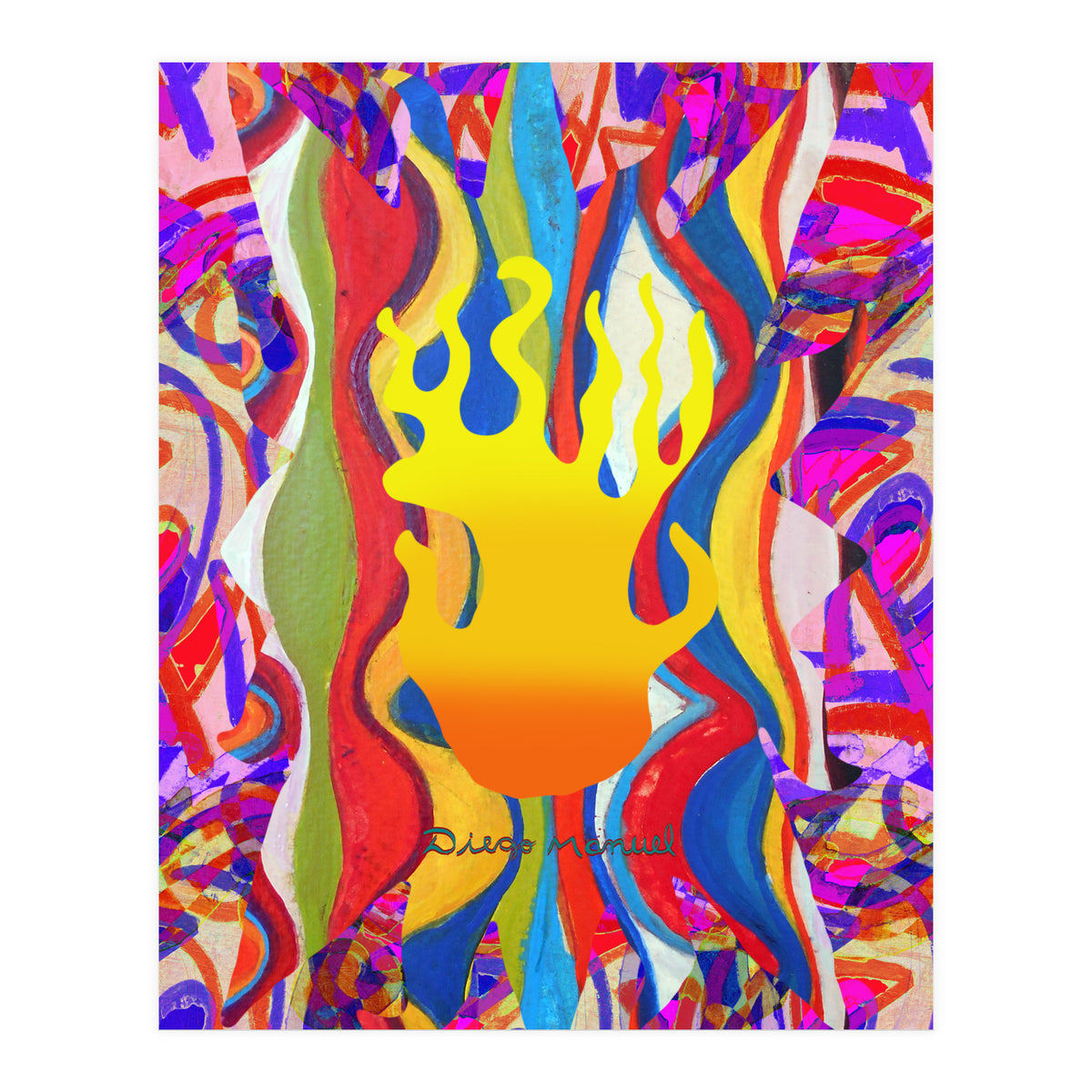 Fuego Y Graffiti 27 (Print Only)