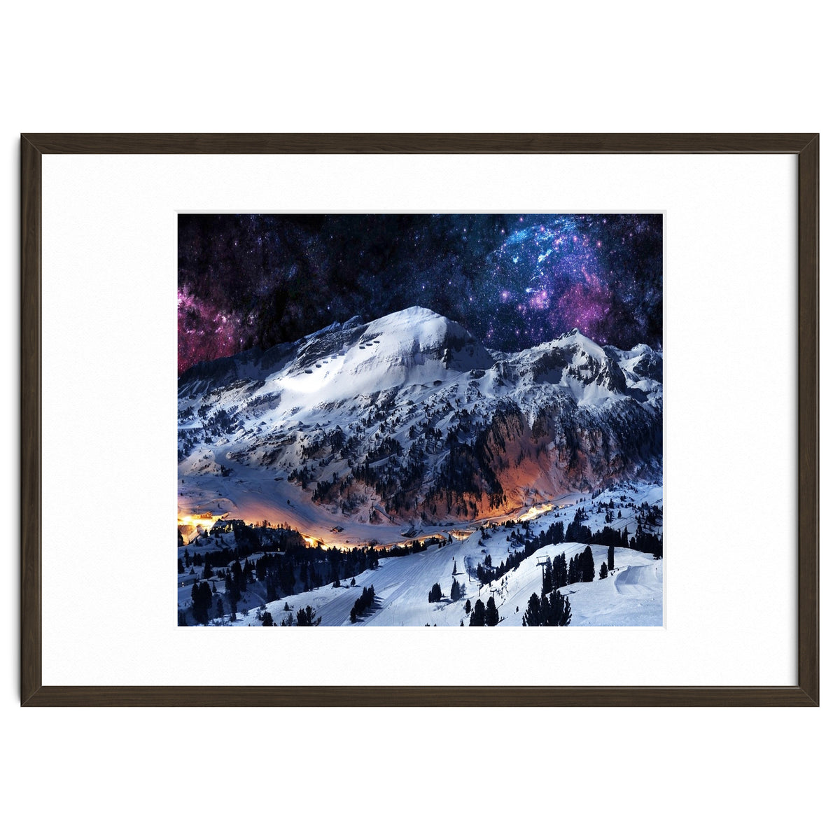 Mountain CALM IN space view