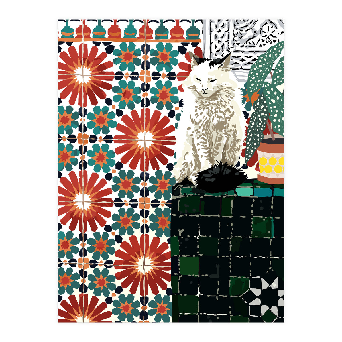 Bohemian Cat (Print Only)