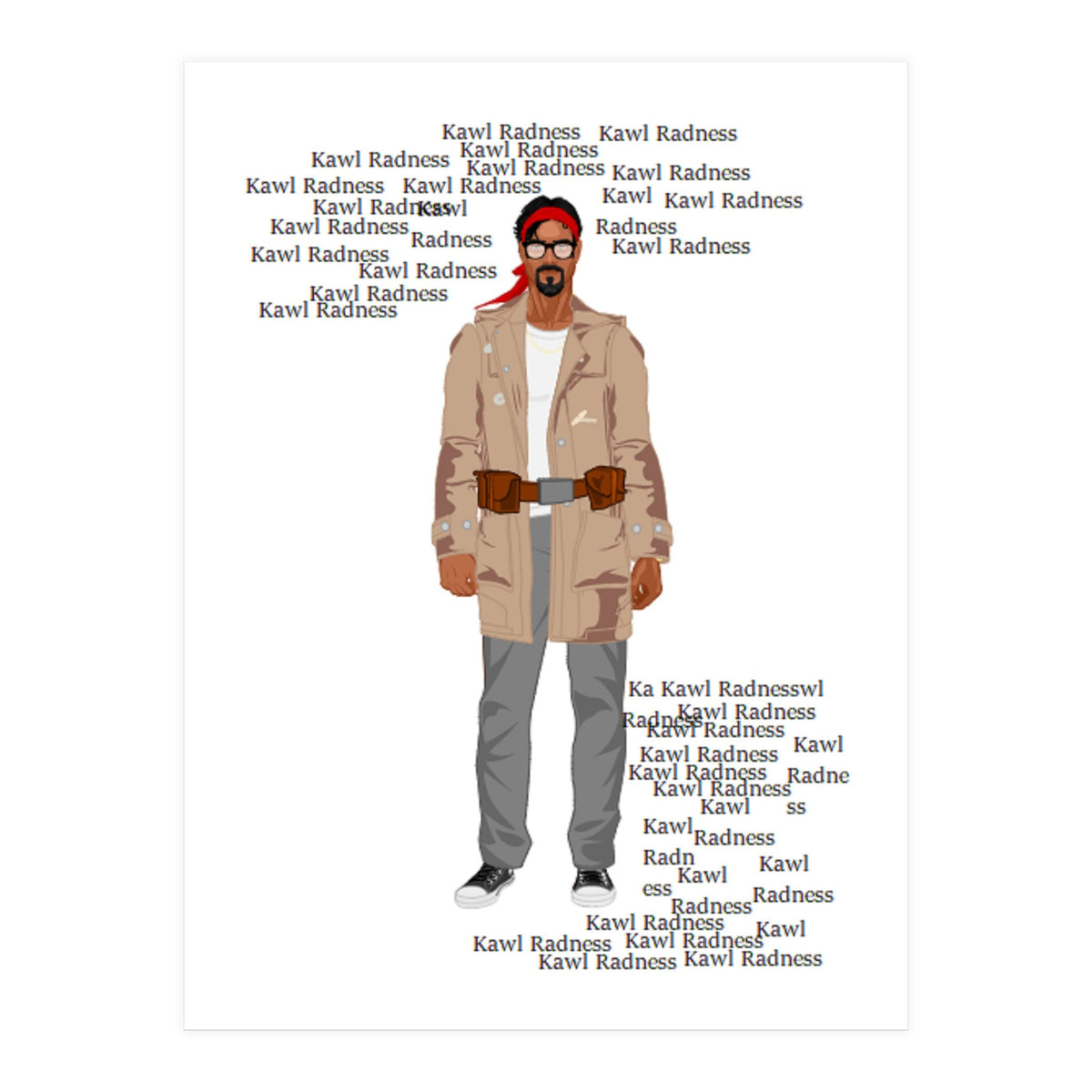 Lover Bul Genius born wit & (Kawl Radness) !!! (Print Only)