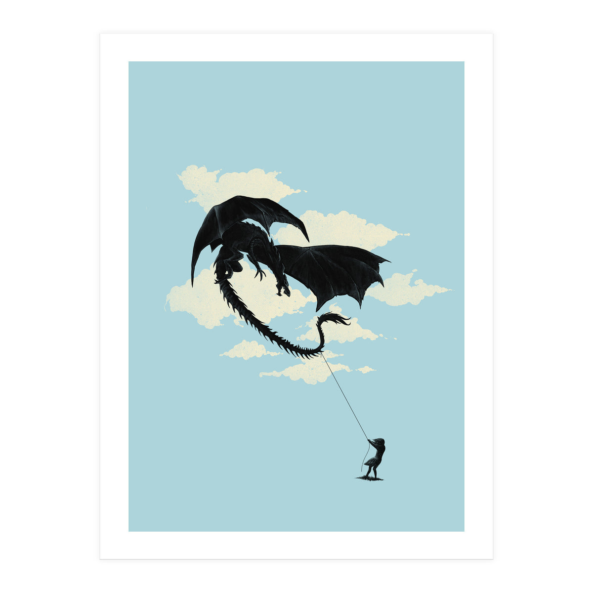 LITTLE GIRL PLAYING (Print Only)