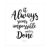 Nelson Mandela Quote (Print Only) thumbnail