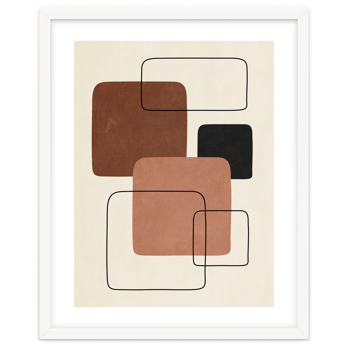 GEOMETRIC SHAPES - TERRACOTTA 02