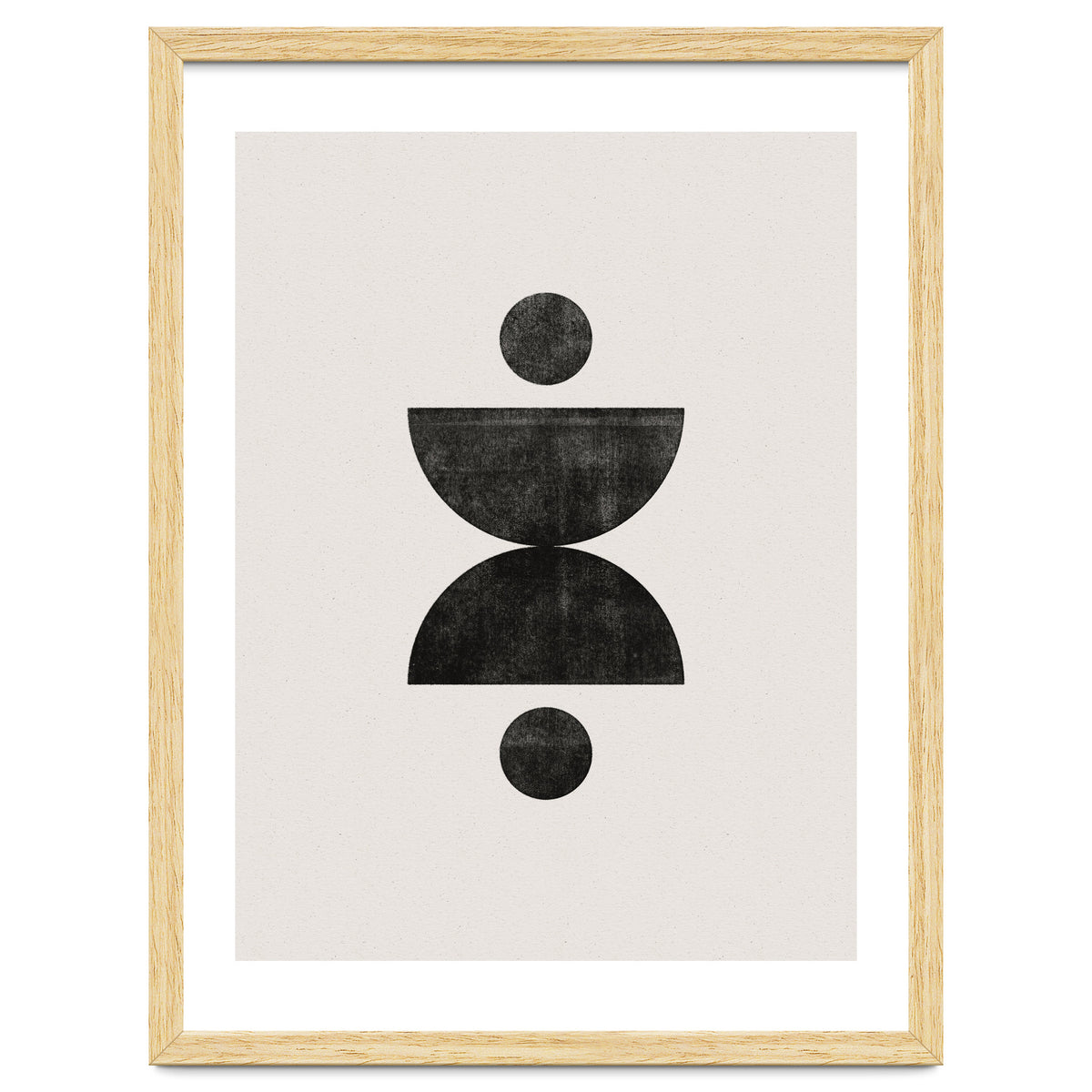 Mid-Century Modern No.16 - Woodblock Print