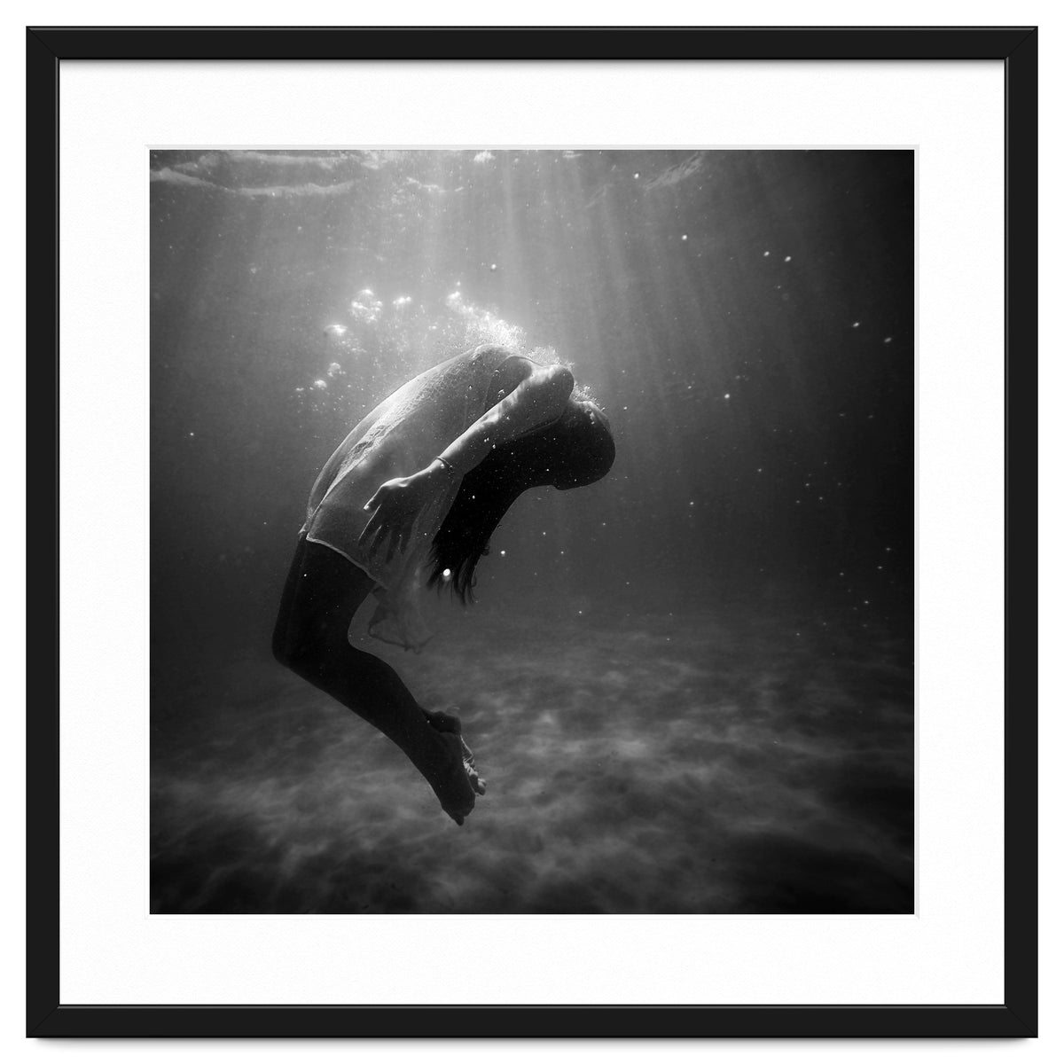 Woman Inside The Water