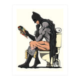 Batman on the Toilet (Print Only) thumbnail