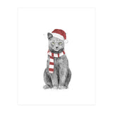 Xmas Cat (Print Only) thumbnail