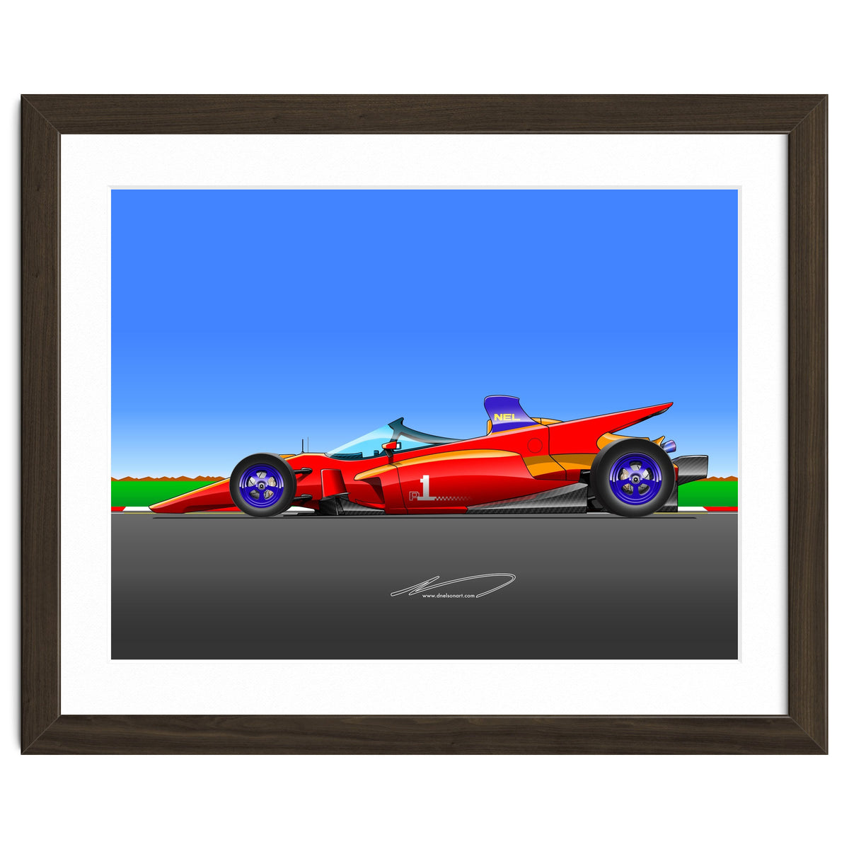 Pole Position Racecar Homage