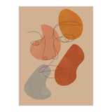 Feminine Line Art Boho Woman Face (Print Only) thumbnail