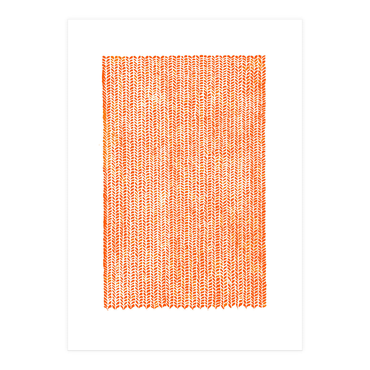 Stockinette Orange (Print Only)