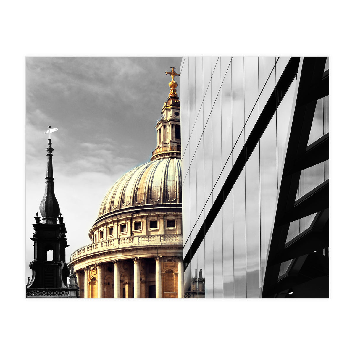 St Paul's London Reflection (Print Only)