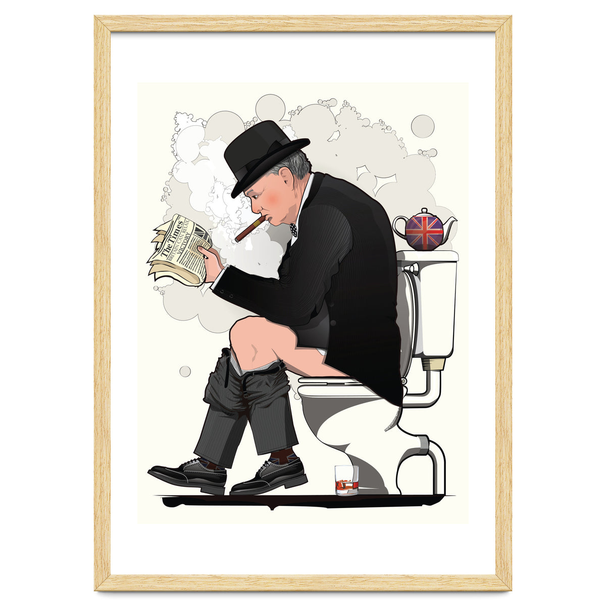 Churchill on the Toilet, Funny Bathroom Humour