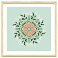 Floral Mandala | Mint Green