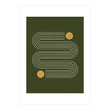 Mid-Century Modern No.25 - Woodblock Print (Print Only) thumbnail