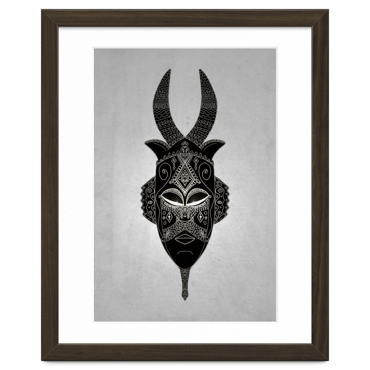 Horned Tribal Mask