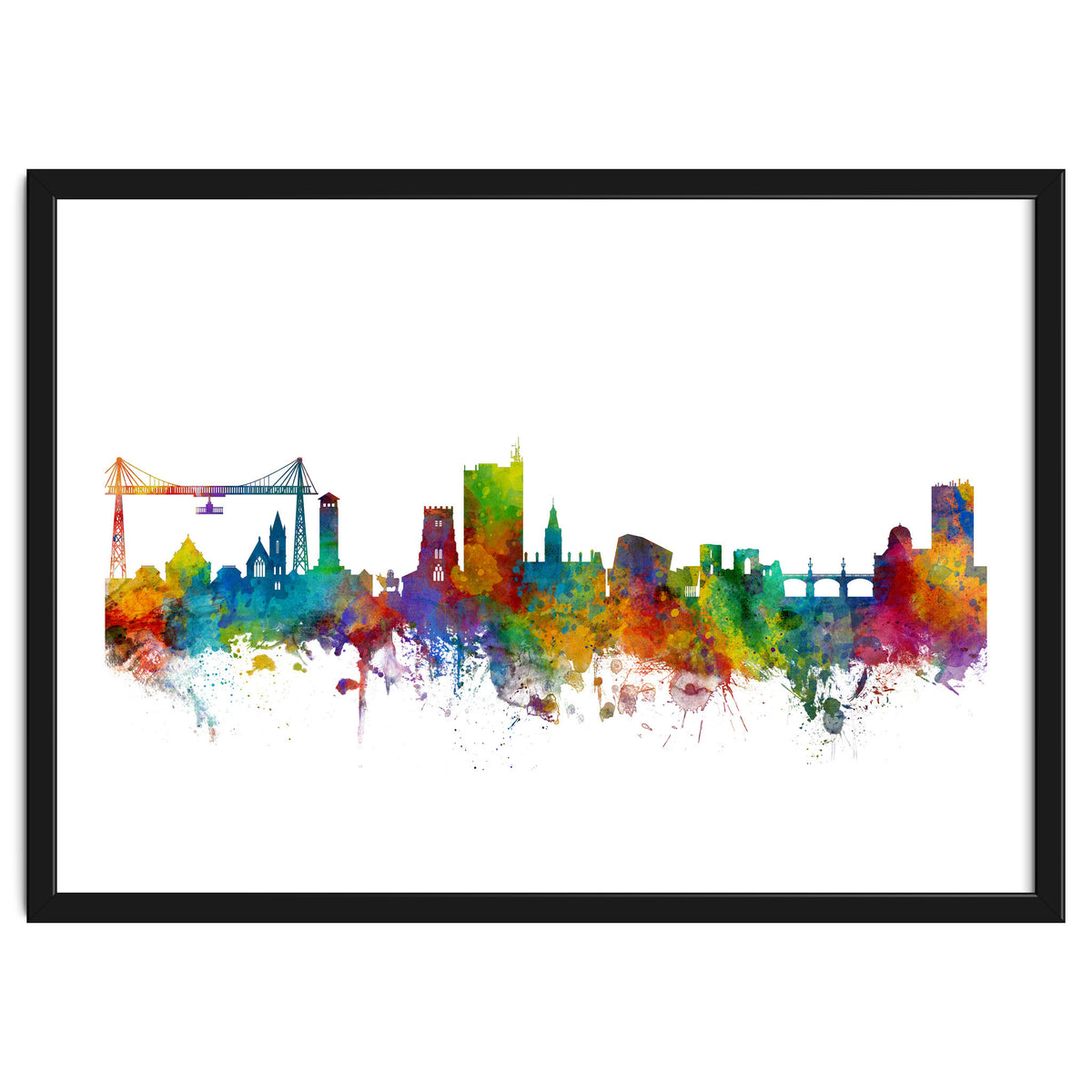 Newport Wales Skyline