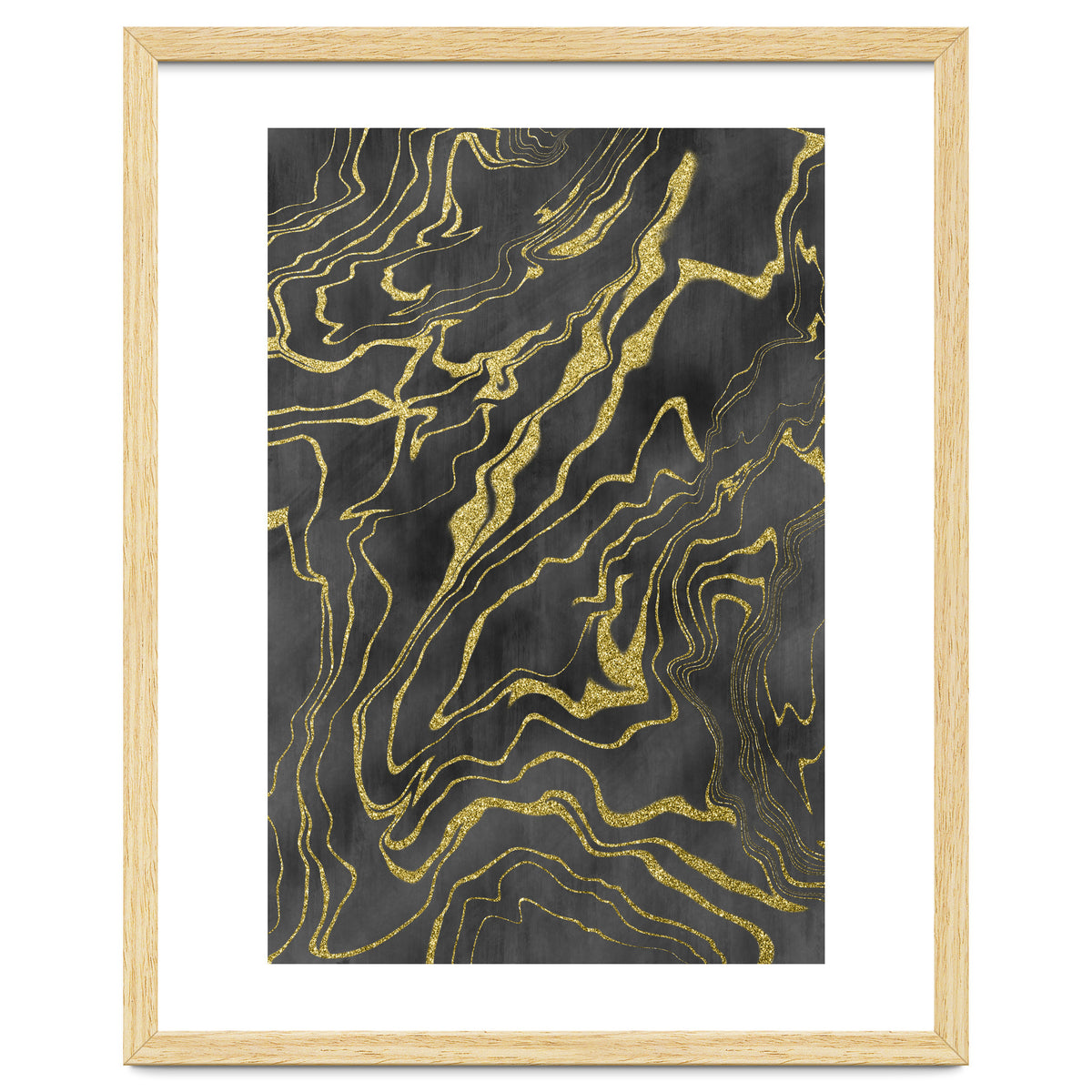 Golden Flows No. 9
