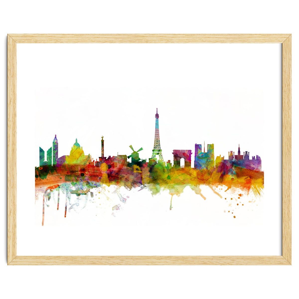 Paris France Skyline