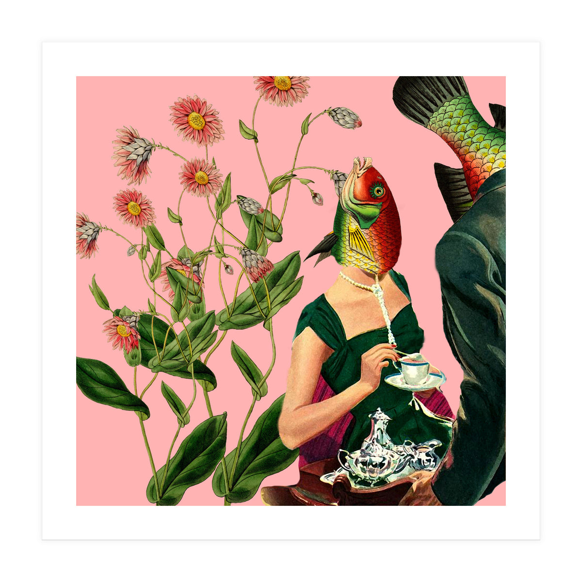 Fish Soul Mate Pink (Print Only)