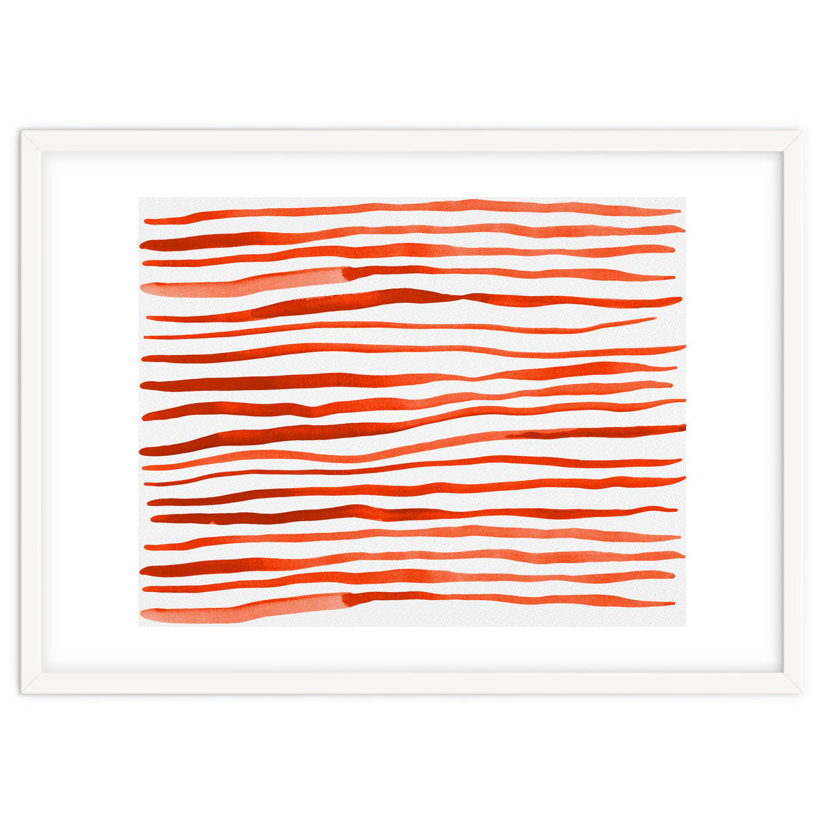 Irregular orange lines pattern