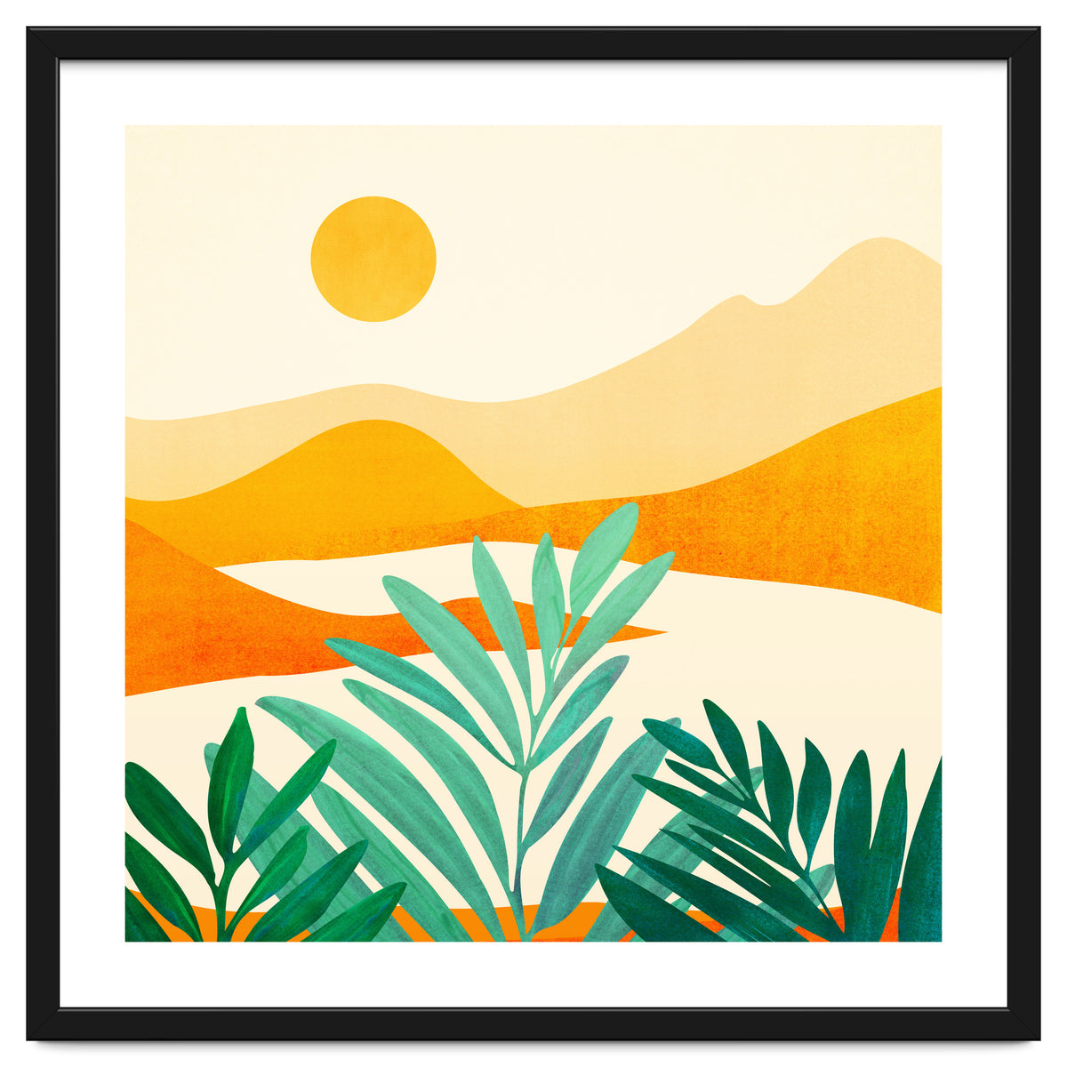 Golden Alpine Sunset