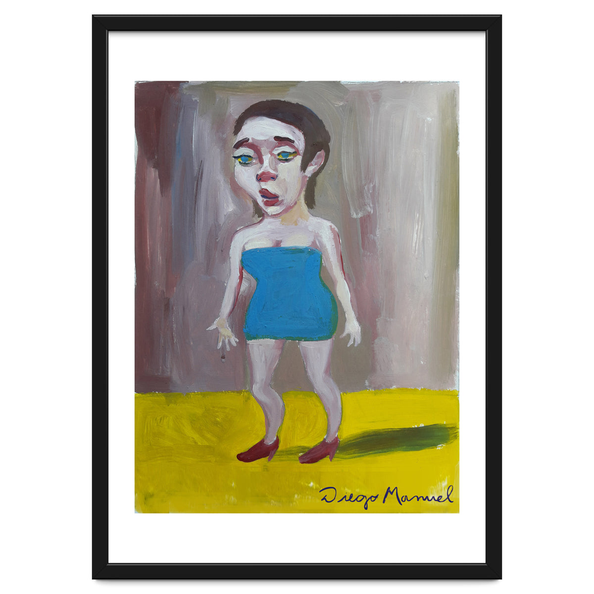 Light Blue Dress Girl