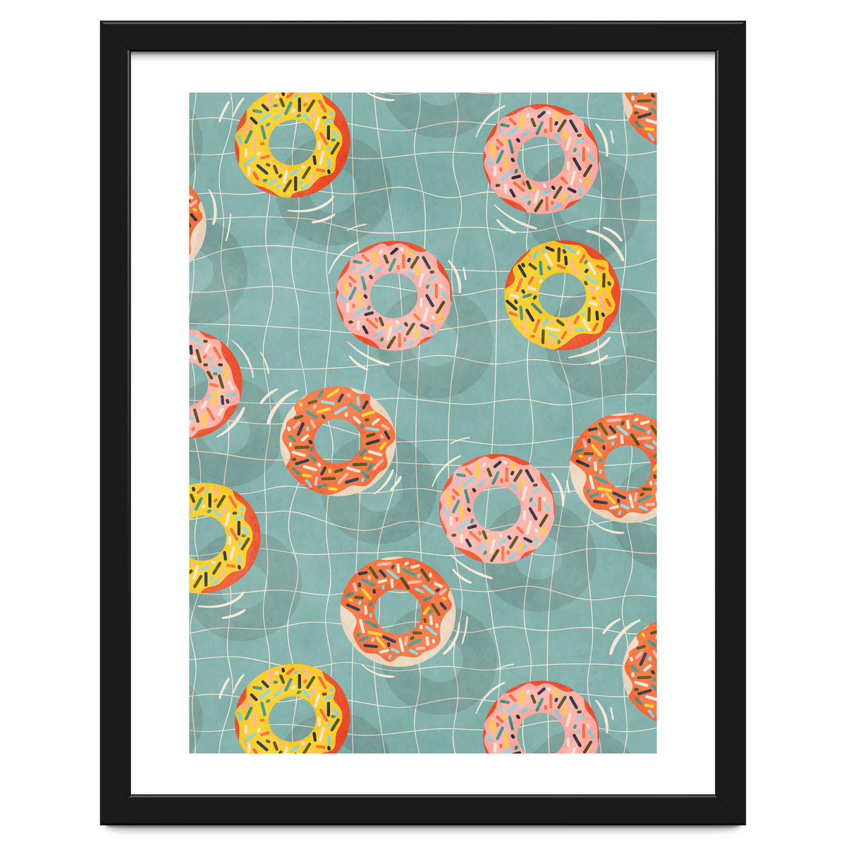 Pool Party Donuts