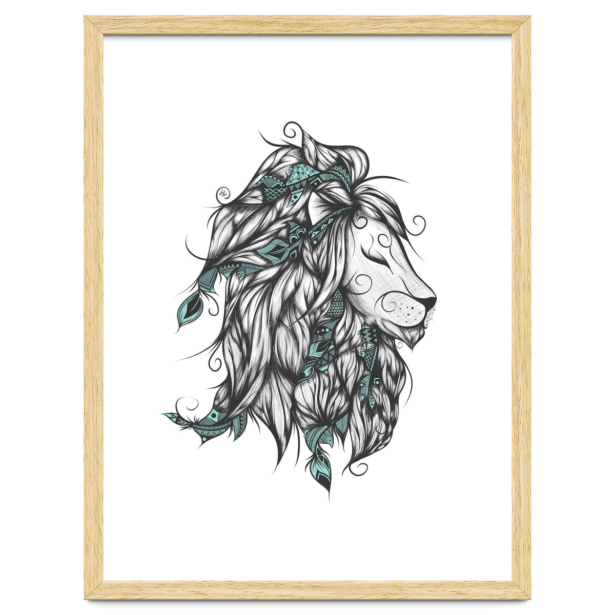 Poetic Lion Turquoise