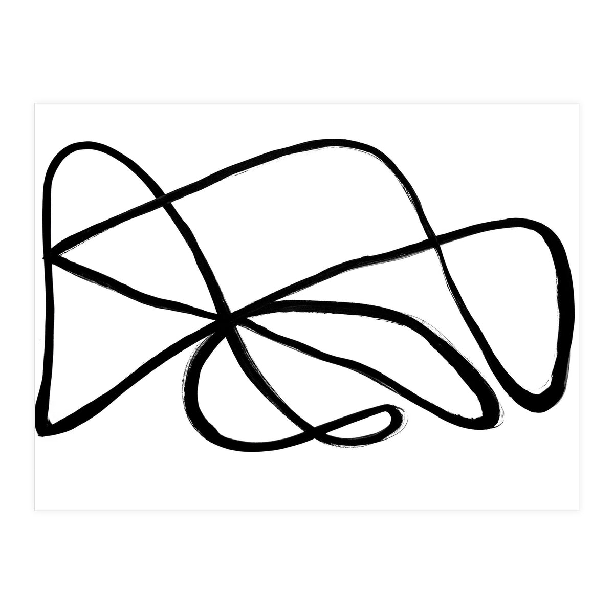 Black and White Line Art #2 (Print Only)