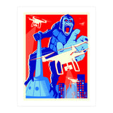 King Kong vs Drones (Print Only) thumbnail