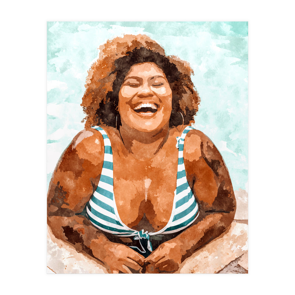 Curvy & Happy (Print Only)