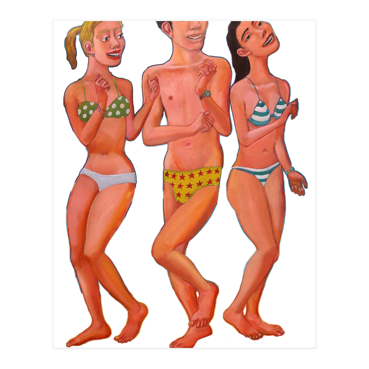 Bailando En La Playa 7 (Print Only)