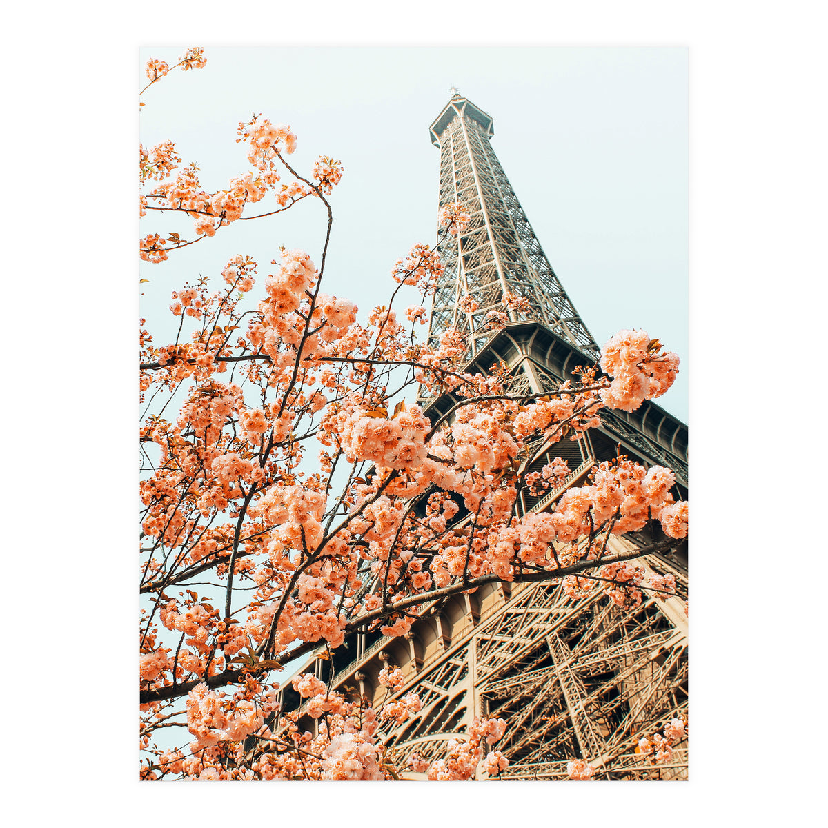 Paris in Spring | Travel Photography Eifel Tower | Wonder Building Architecture Love (Print Only)