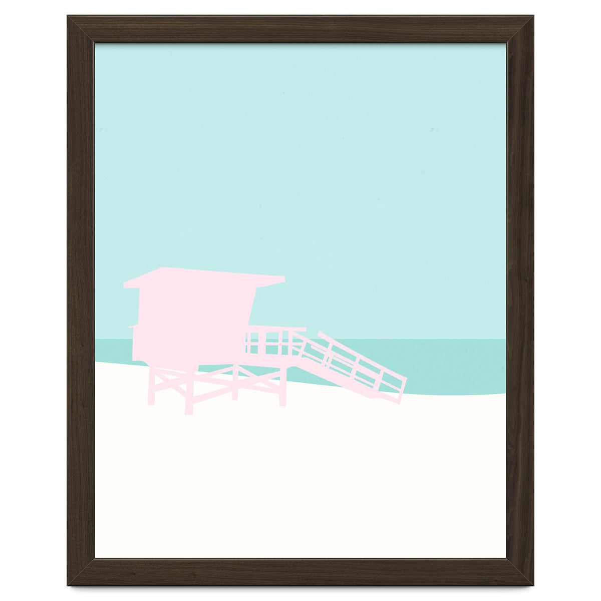 Minimal Lifeguard Tower - Turquoise Coast