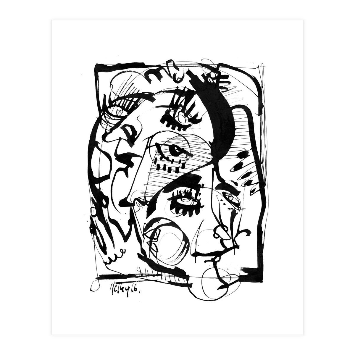 The Pretty People - b&w (Print Only)