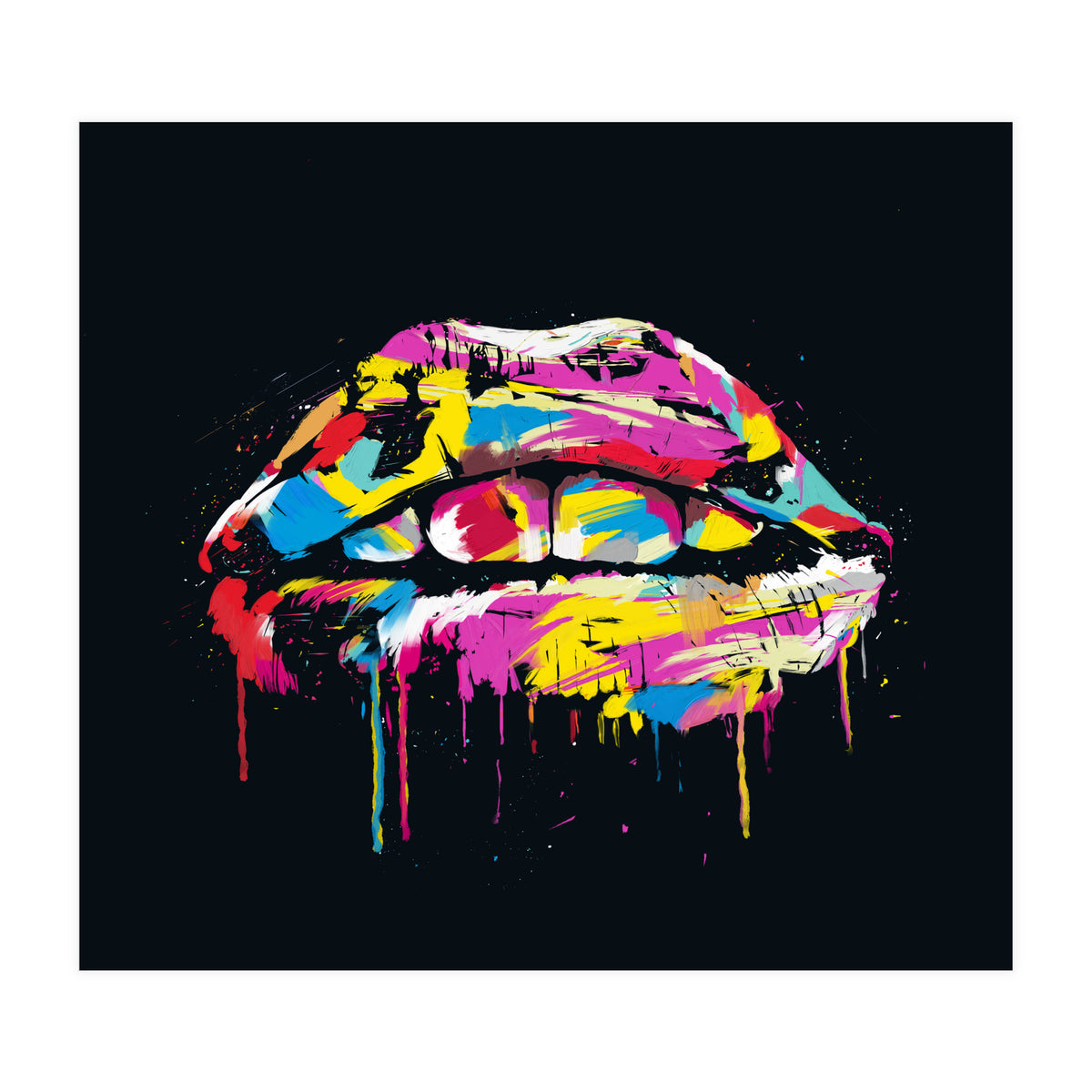 Colorful Lips (Print Only)