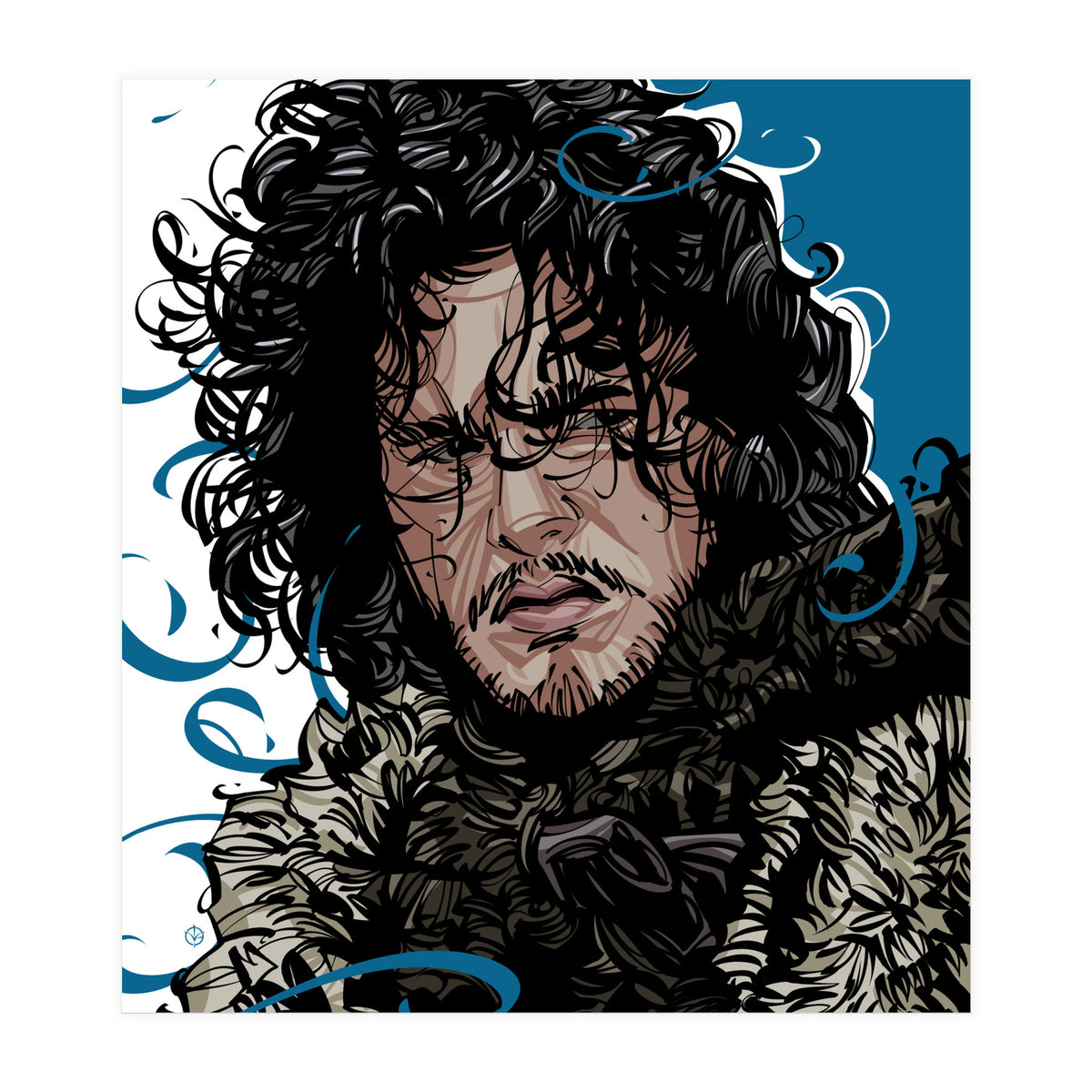Jon Snow Game Of Thrones (Print Only)