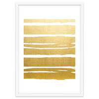 Gold Vibes Only | Luxe Shimmer Metallic Graphic Abstract | Golden Happiness Good Vibes