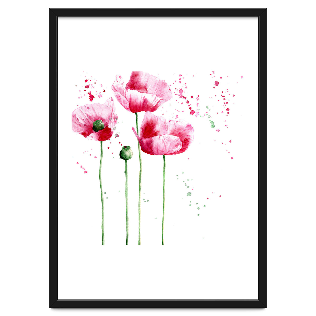 Poppies || watercolor