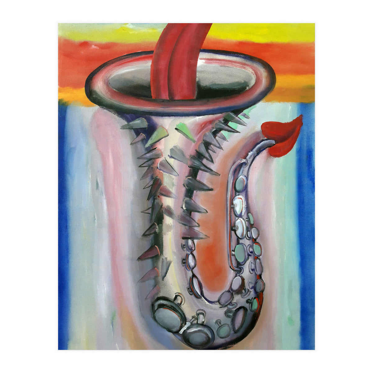 Saxo Con Espinas (Print Only)