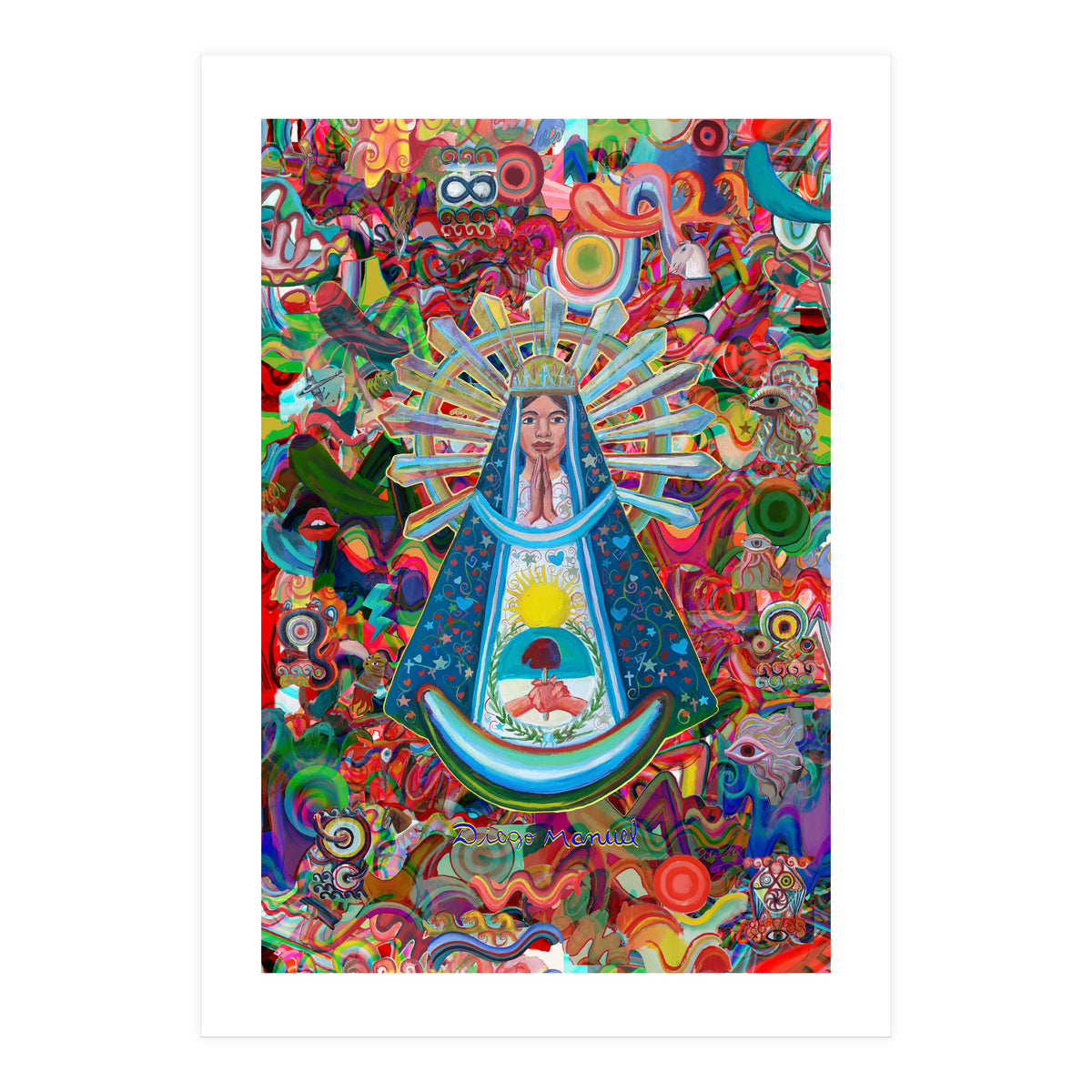 Virgen Y Graffiti 28 (Print Only)