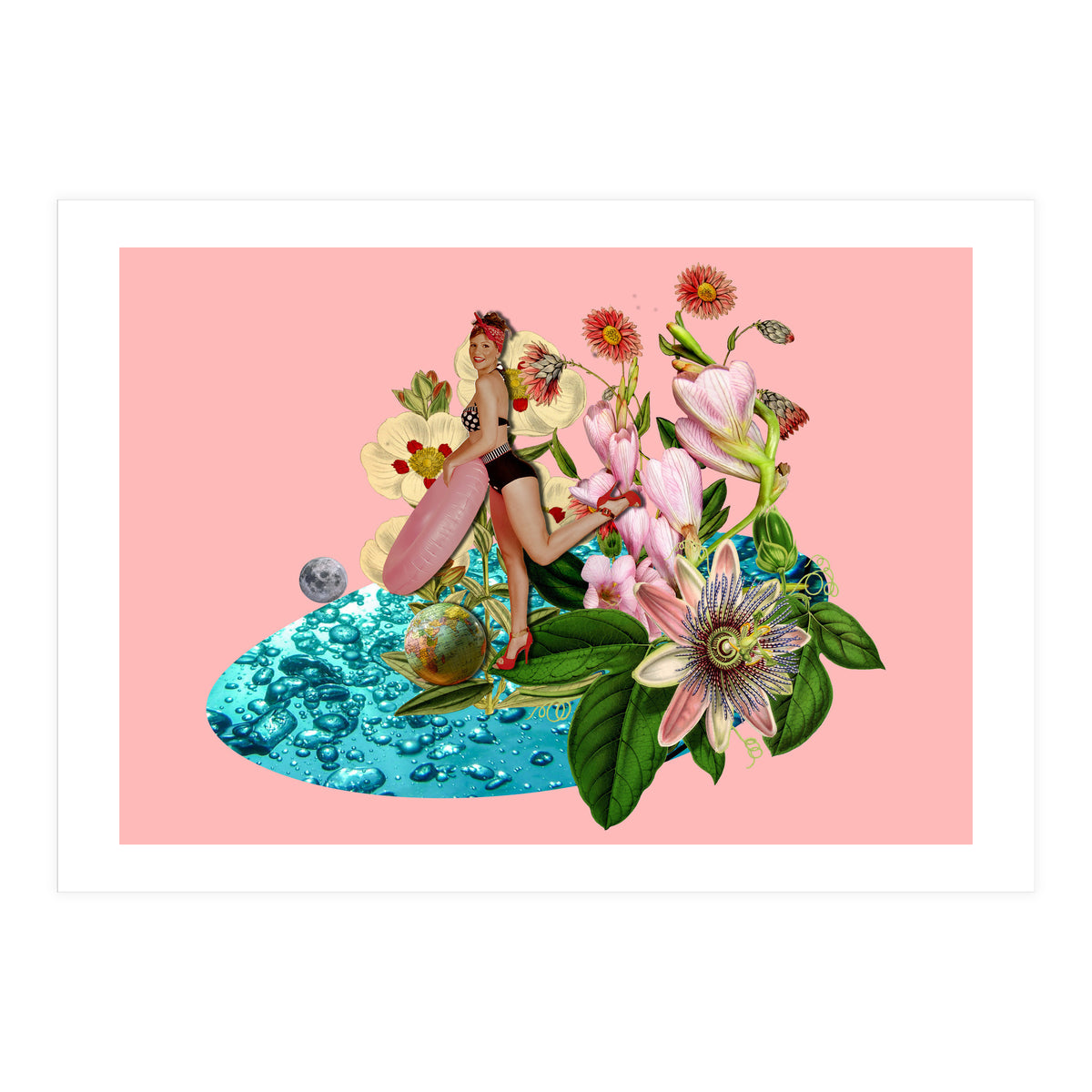 Girl at the Pool (Print Only)