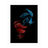 bettas fight (Print Only) thumbnail
