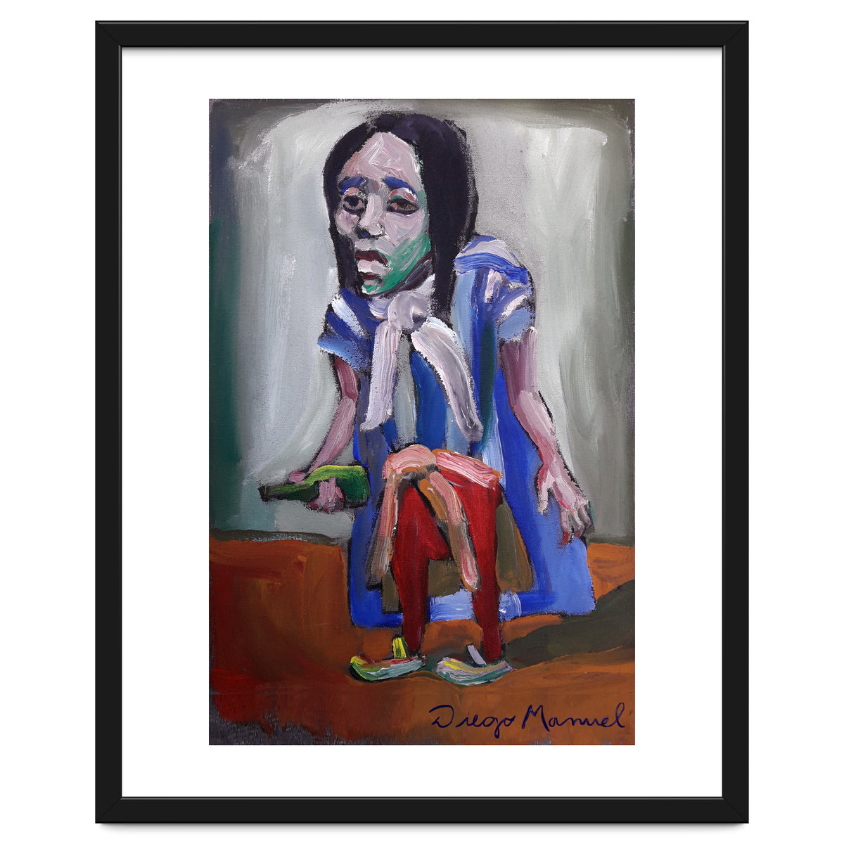 The fan, people from the neighborhood