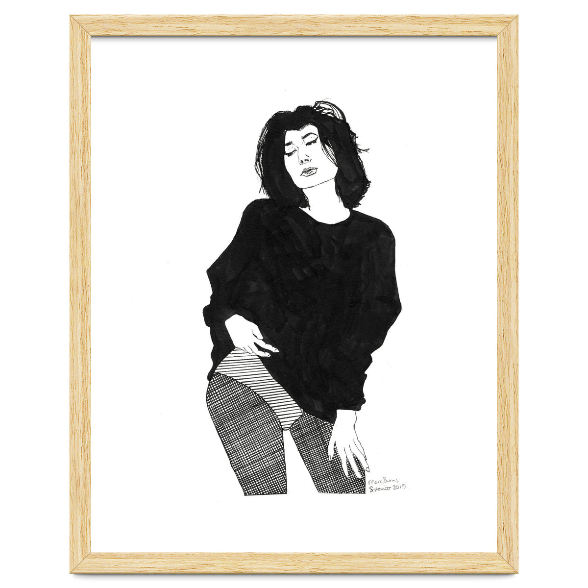 Untitled #44 - Woman in black