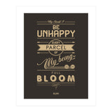 My Being Is In Full Bloom - Rumi Quote Typography (Print Only) thumbnail