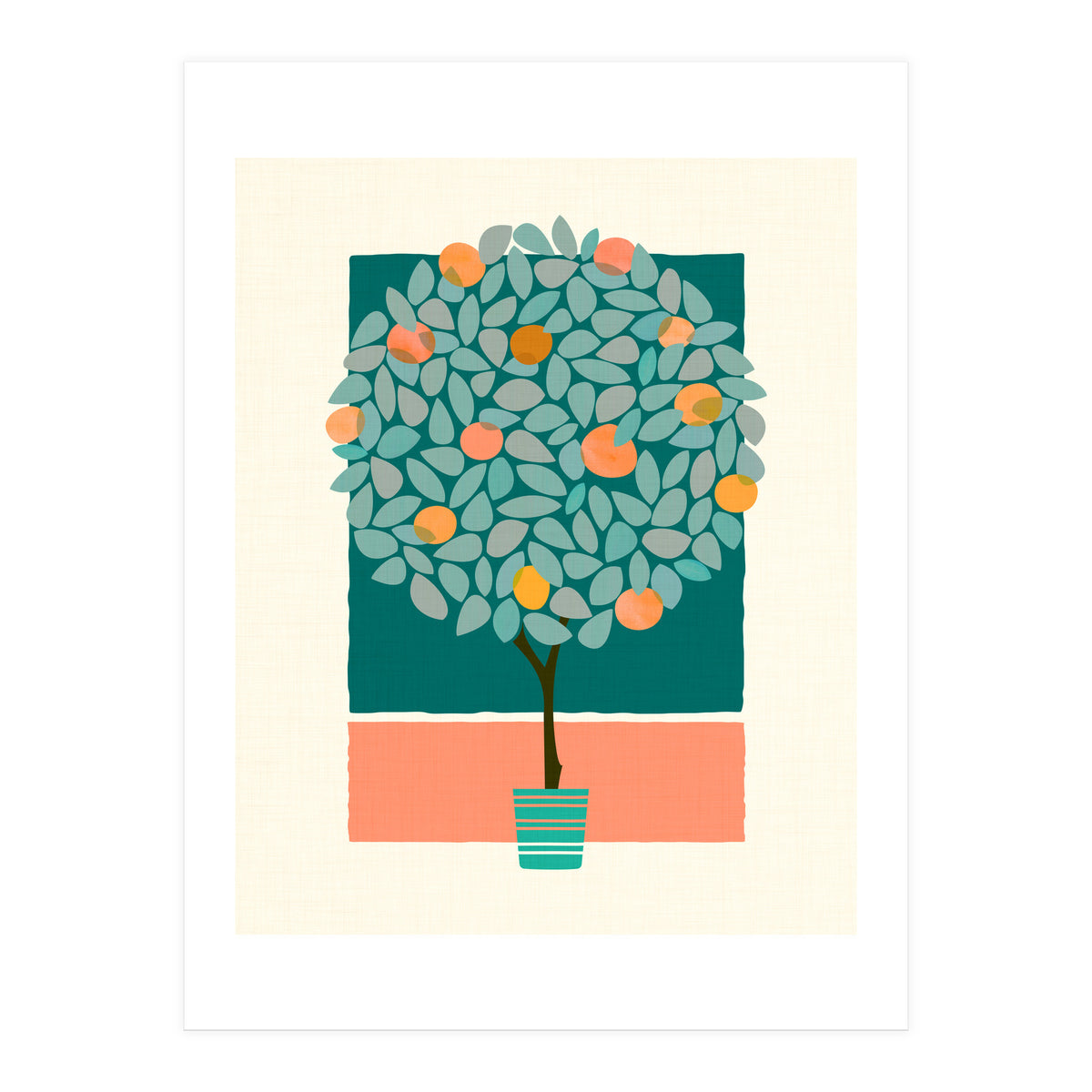Fruit Tree Topiary (Print Only)