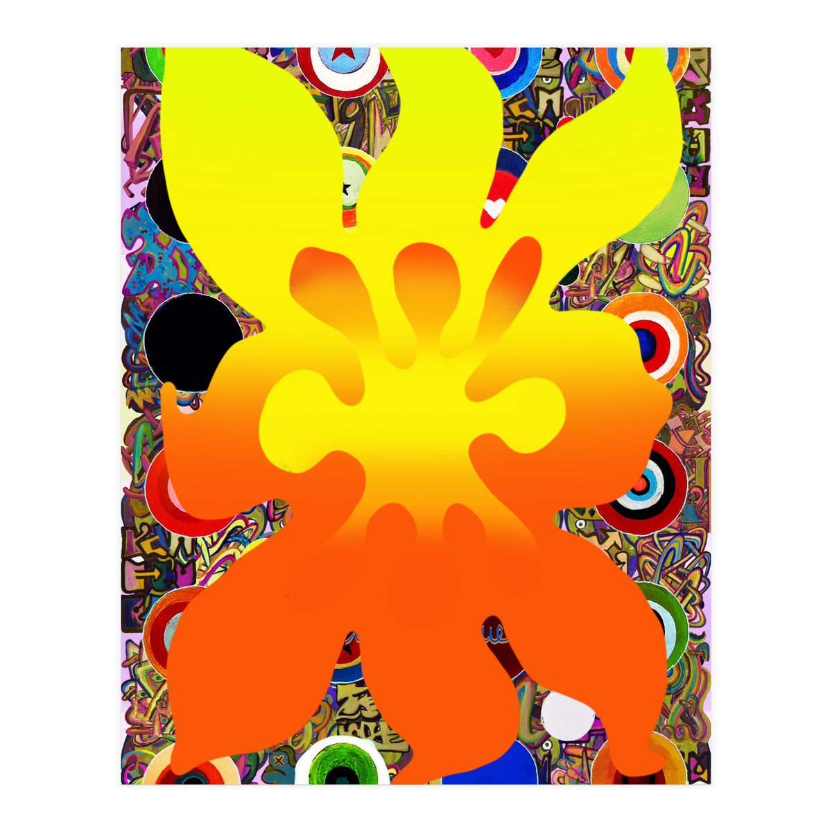 Fuego Y Graffiti 81 (Print Only)