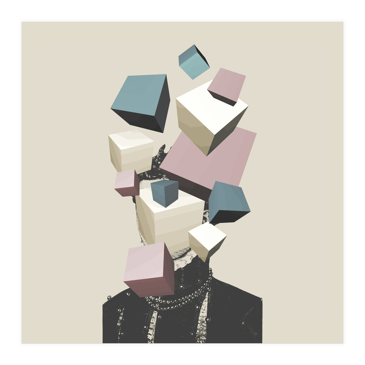 Queen Of Cubes (Print Only)
