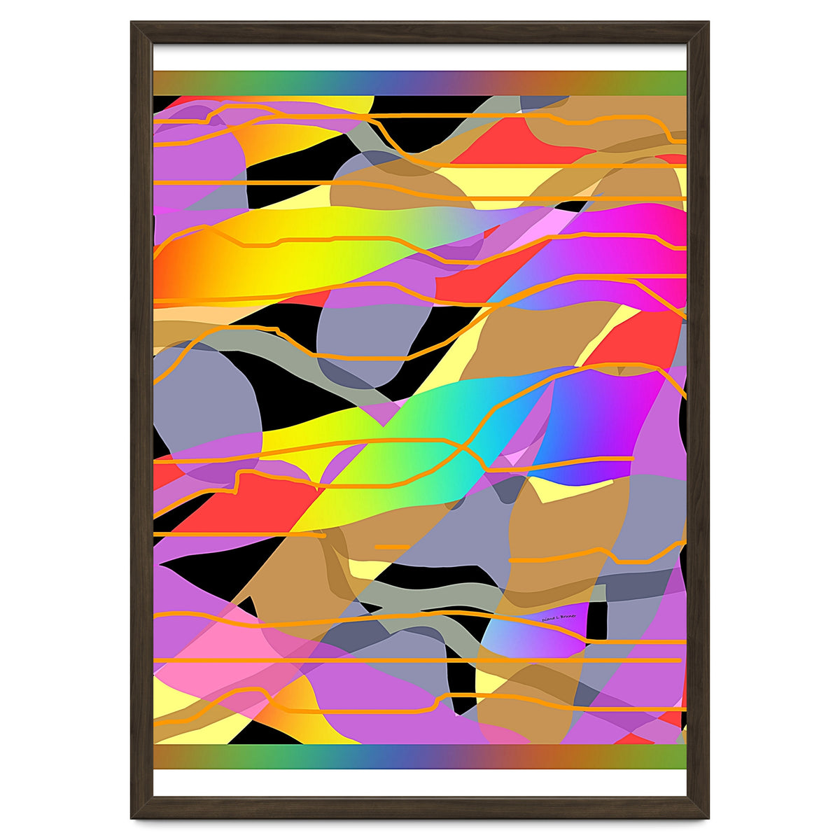 ABSTRACT COLOR BANDS